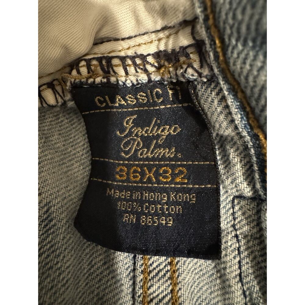 Indigo Palms‎ Size 36 X 32 Women's Jeans Cropped Mid Rise Soft Light Indigo Blue - Picture 4 of 13